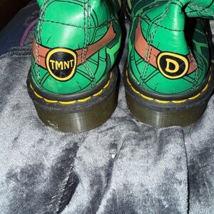 Dr. Martens TMNT Green Ankle Boots